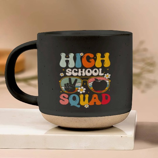 High School Squad High Teacher Student Back To Sch Pottery Mugs