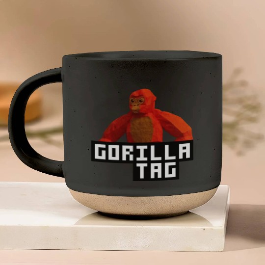 Gorilla Tag Red Monkey Pottery Mugs