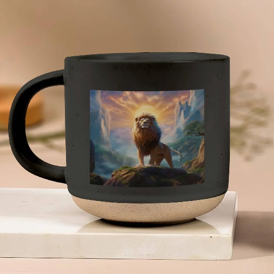 Celestial Lion King Art Print 144 Starseed Pottery Mugs