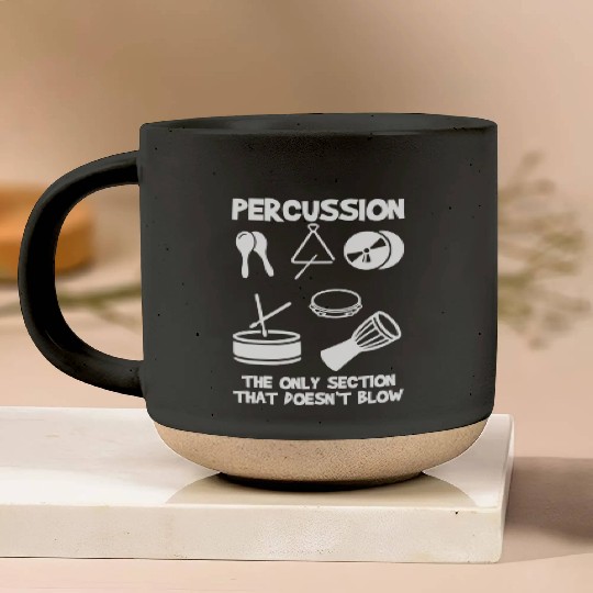 Drummer Marching Band Orchestra Percussion Pottery Mugs