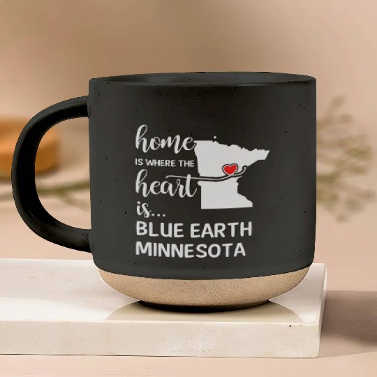Blue Earth County Minnesota Is Where My Heart Is Pottery Mugs