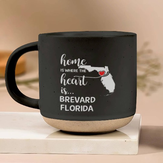 Brevard County Florida Is Where My Heart Is Cool Pottery Mugs