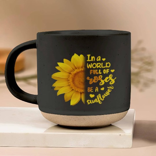 SUNFLOWER Pottery Mugs