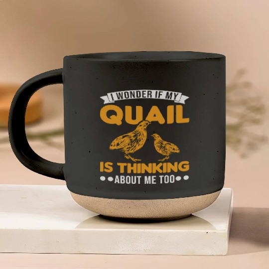 Warning Quail Breeding Breeders Pottery Mugs