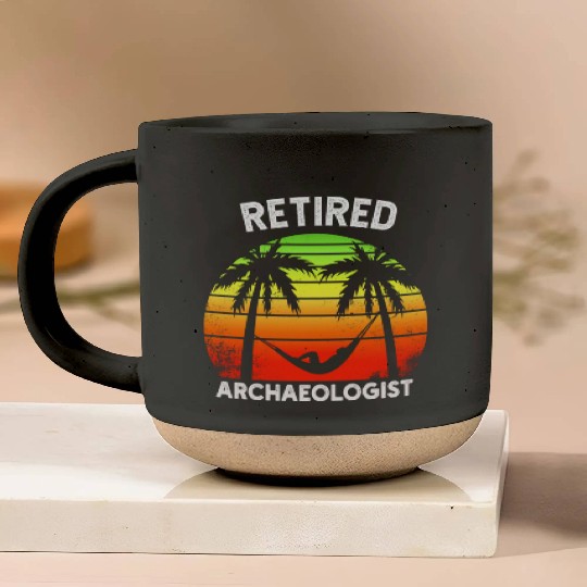 Twilight of Discovery: A Retired Archaeologist Pottery Mugs