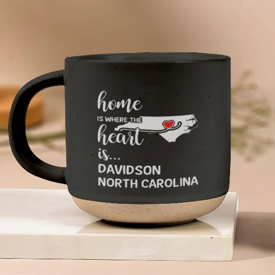 Davidson County North Carolina Is Where My Heart Pottery Mugs