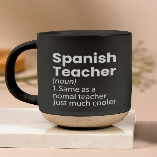 Spanish Teacher Definition Funny Back To School Pottery Mugs