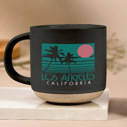 Los Angeles California LA Gift Pottery Mugs