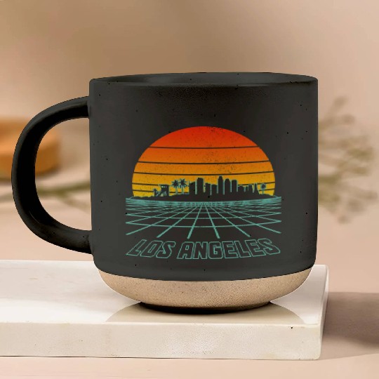 Los Angeles California LA Gift Pottery Mugs