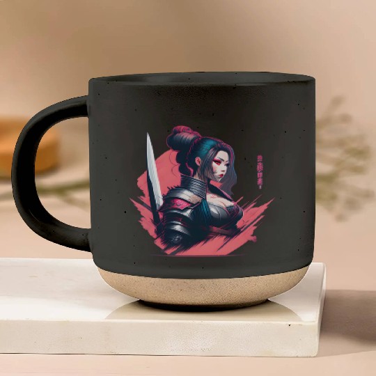 Cyberpunk Samurai Cyberpunk Pottery Mugs