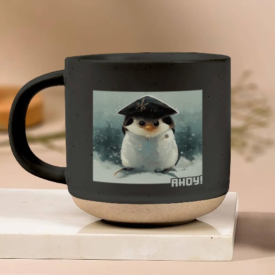 Ahoy King Emperor Sea Bird Penguin Lover Penguin Pottery Mugs