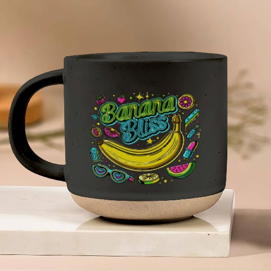 Banana: Banana Bliss Pottery Mugs