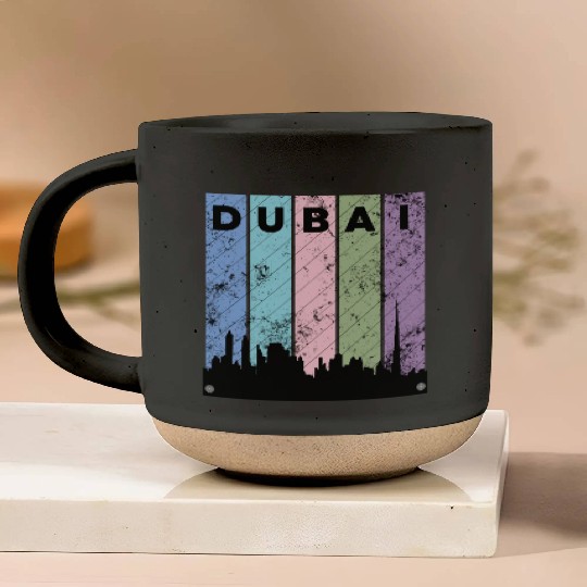 Dubai Love City Pottery Mugs