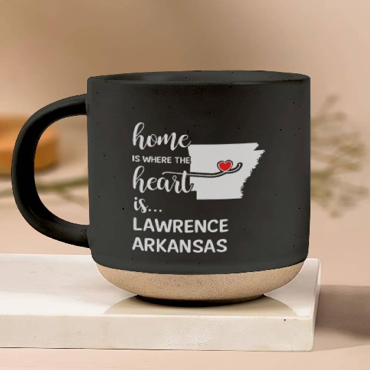 Lawrence County Arkansas Is Where My Heart Is Cool Pottery Mugs