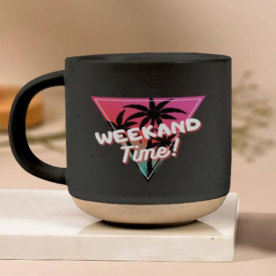 Weekend Time Pottery Mugs