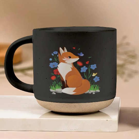 Fox Cottagecore Naturecore Children Pottery Mugs