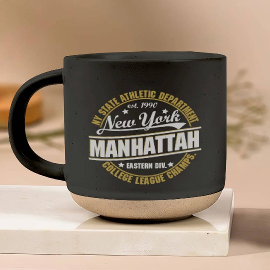 NY State Athletic Department Pottery Mugs