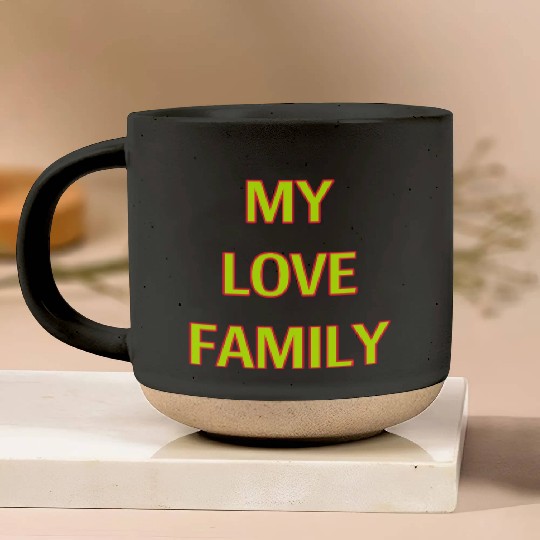 MY LOVE FAMILY USA Pottery Mugs