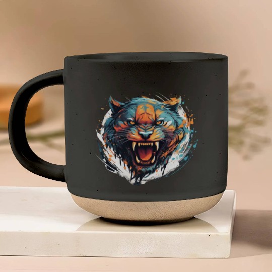 Angry Tiger Pottery Mugs