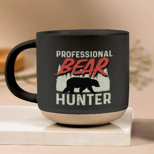 Professional Bear Hunter Hunter Gift Pottery Mugs