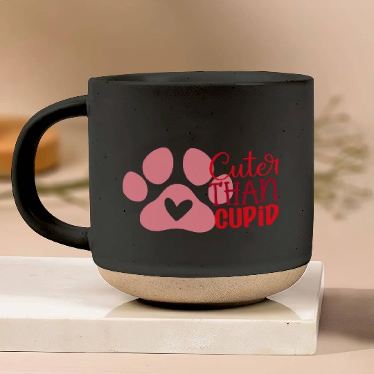 Cuter than cupid Pottery Mugs
