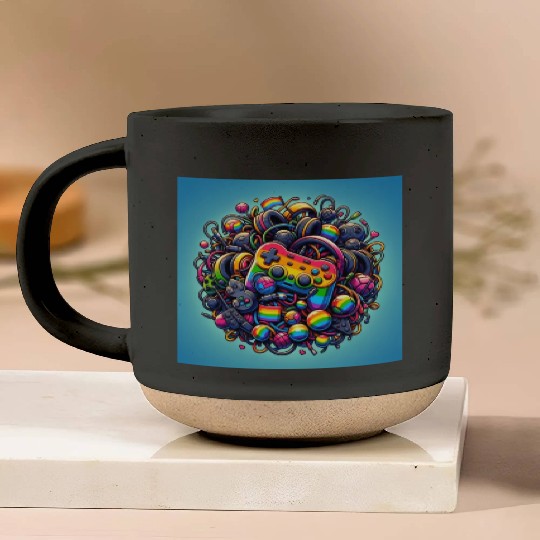 Controller Lovefest Gaymer Pottery Mugs