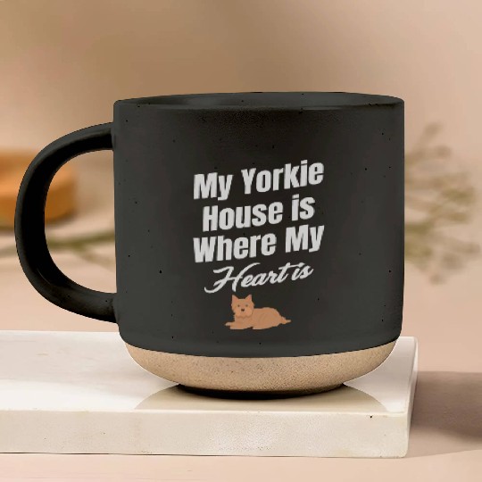 My Yorkie House Is Where My Heart Is Weimaraner Pottery Mugs