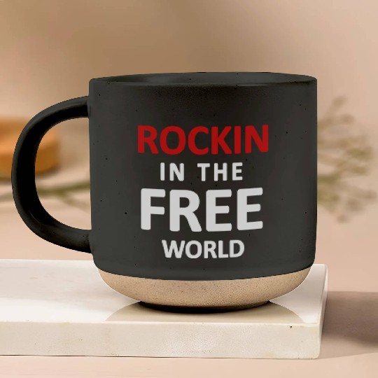 Neil Young Rockin In The Free World Pottery Mugs