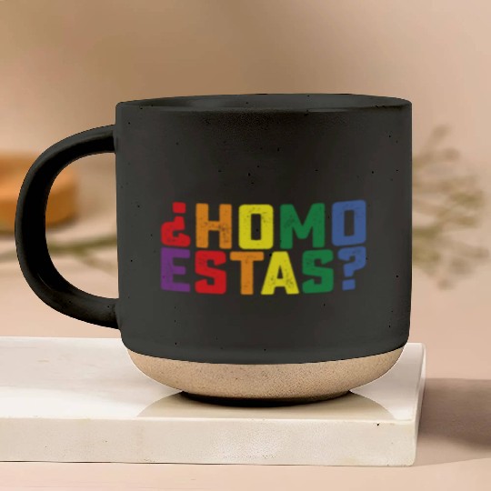 Spanish Mexican Funny Gay Pride LGBTQ Month Pottery Mugs