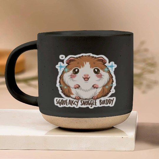 Hamster Lover: Squeaky Snuggle Buddy Pottery Mugs
