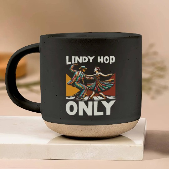 Lindy Hop Dancer Swinging Dancing Swing Dance Pottery Mugs