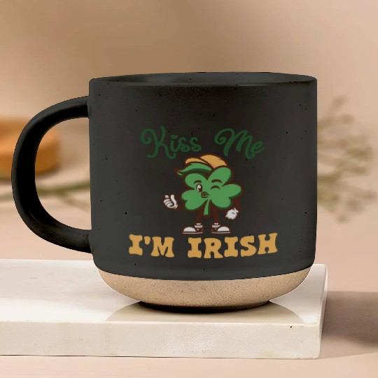 Kiss Me Im Irish St. Patrick's Day Pottery Mugs