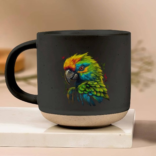 Macaw Parrot for a Bird Lover Animal Lover Pottery Mugs