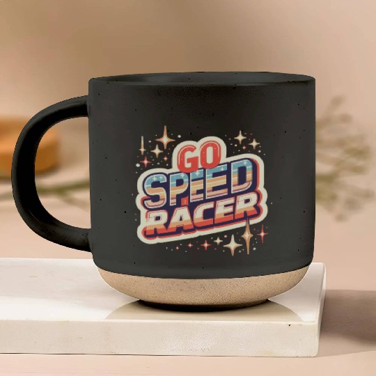 Go speed racer Pottery Mugs