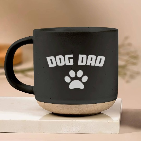 DOG DAD Design ,for dog lovers ,dog owners gift. Pottery Mugs