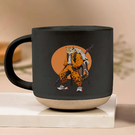 Ninja Samurai Katana Sword Cheetah Manga Pottery Mugs
