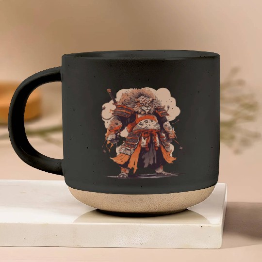 Samurai Katana Sword Anime Lion Manga Warrior Pottery Mugs
