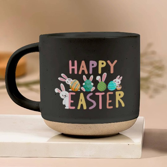 Easter egg hunt Pottery Mugs for little and big boys