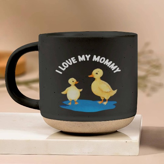 Duck And Duckling Mother's Day For Kids And Adults Pottery Mugs