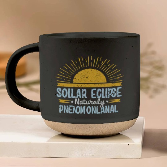 Solar Eclipse 2024 Naturally Phenomenal Pottery Mugs