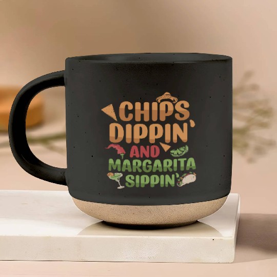 Margarita Sippin' Summer Vibes Pottery Mugs