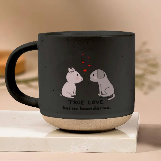 True Love has No Boundaries Pottery Mugs