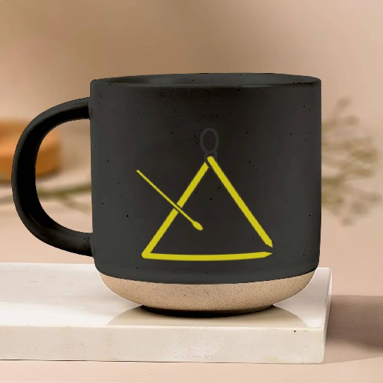 Triangle music instrument for orchestra Pottery Mugs