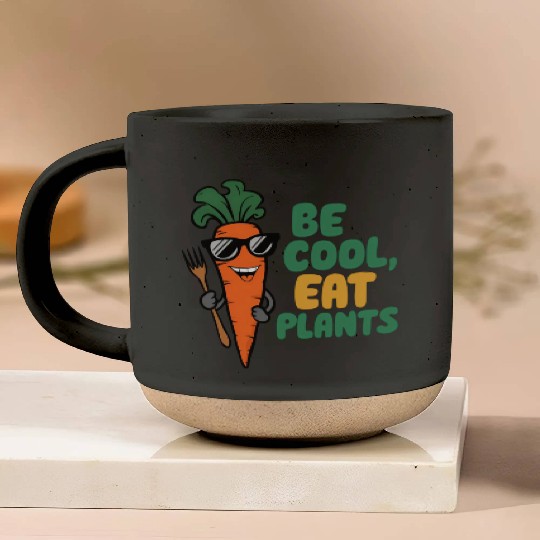 Cool Carrot In Sunglasses Pottery Mugs