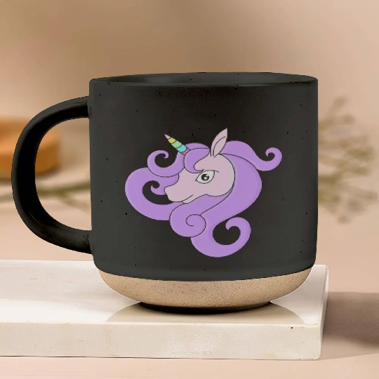 pony lucu Pottery Mugs