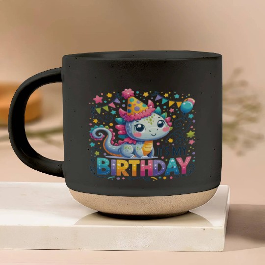 Its My Birthday Sweet Birthday Dragon Pottery Mugs