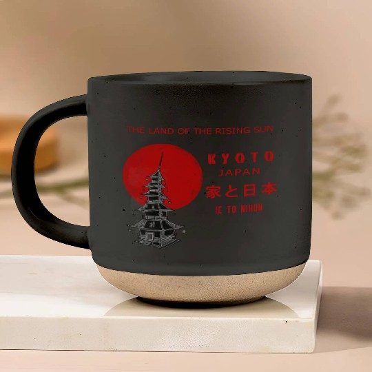 Kyoto Japan Old Capital Vintage Pottery Mugs