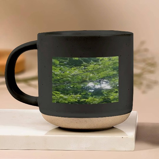 Camouflage Parakeet in Tree Gifts for Animal Lover Pottery Mugs