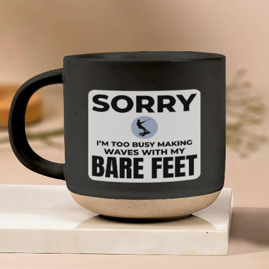Barefoot Water Skiing Extreme Sports Barefooting Pottery Mugs