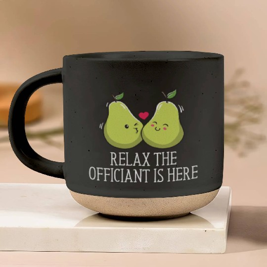 Relax The Officiant Is Here Priest Wedding Ordaine Pottery Mugs